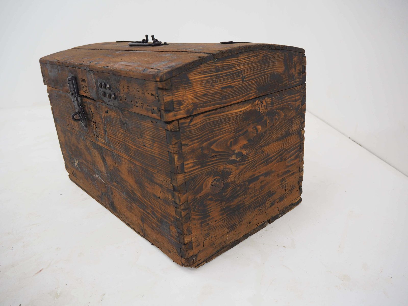 Vintage Wooden Box Suitcase 1960s photo 296.0