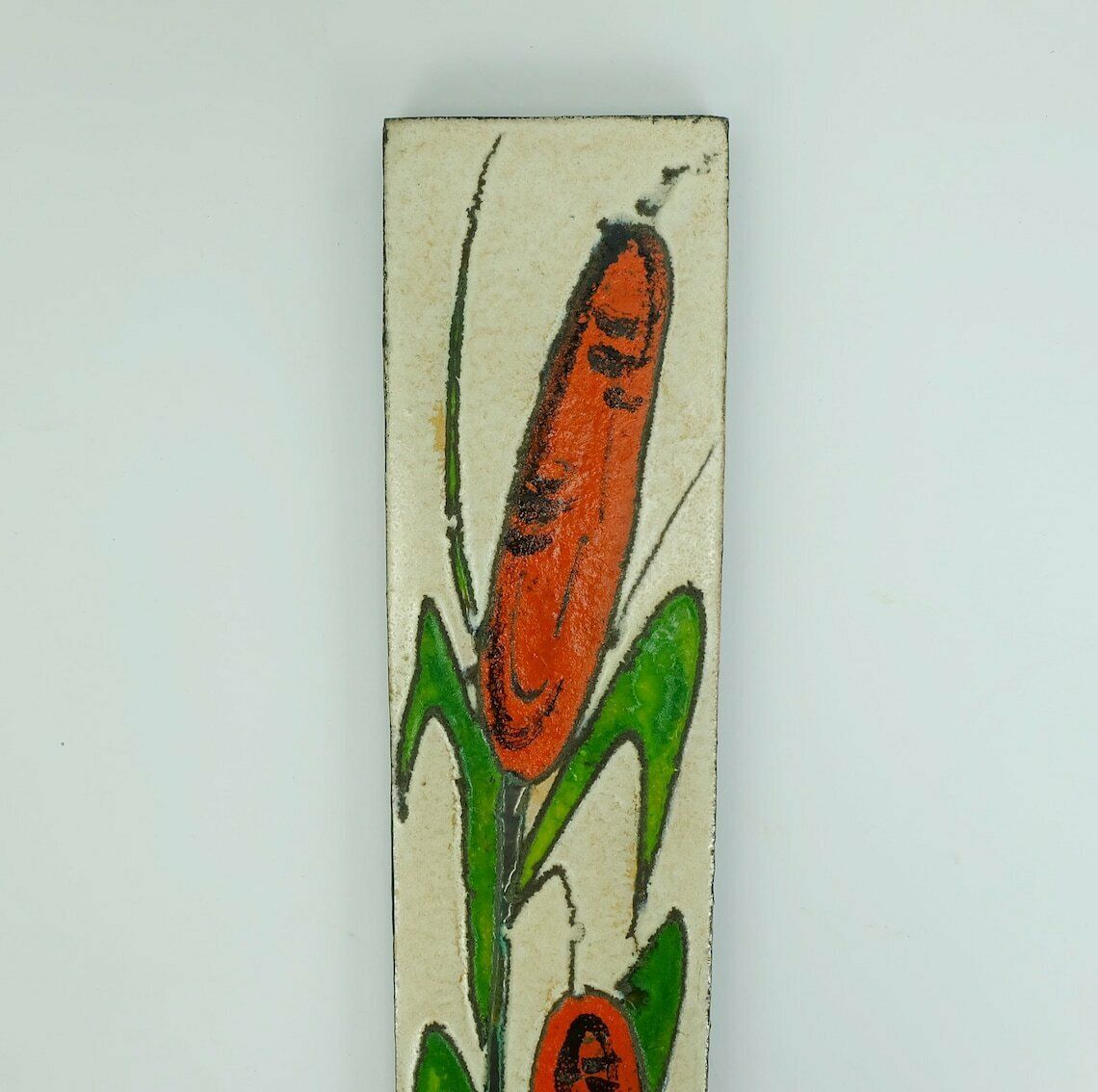 Rare Tall Ruscha Wall Plaque Model No. 773/2 Floral Hand Painted Motif 1960s photo 108.8775
