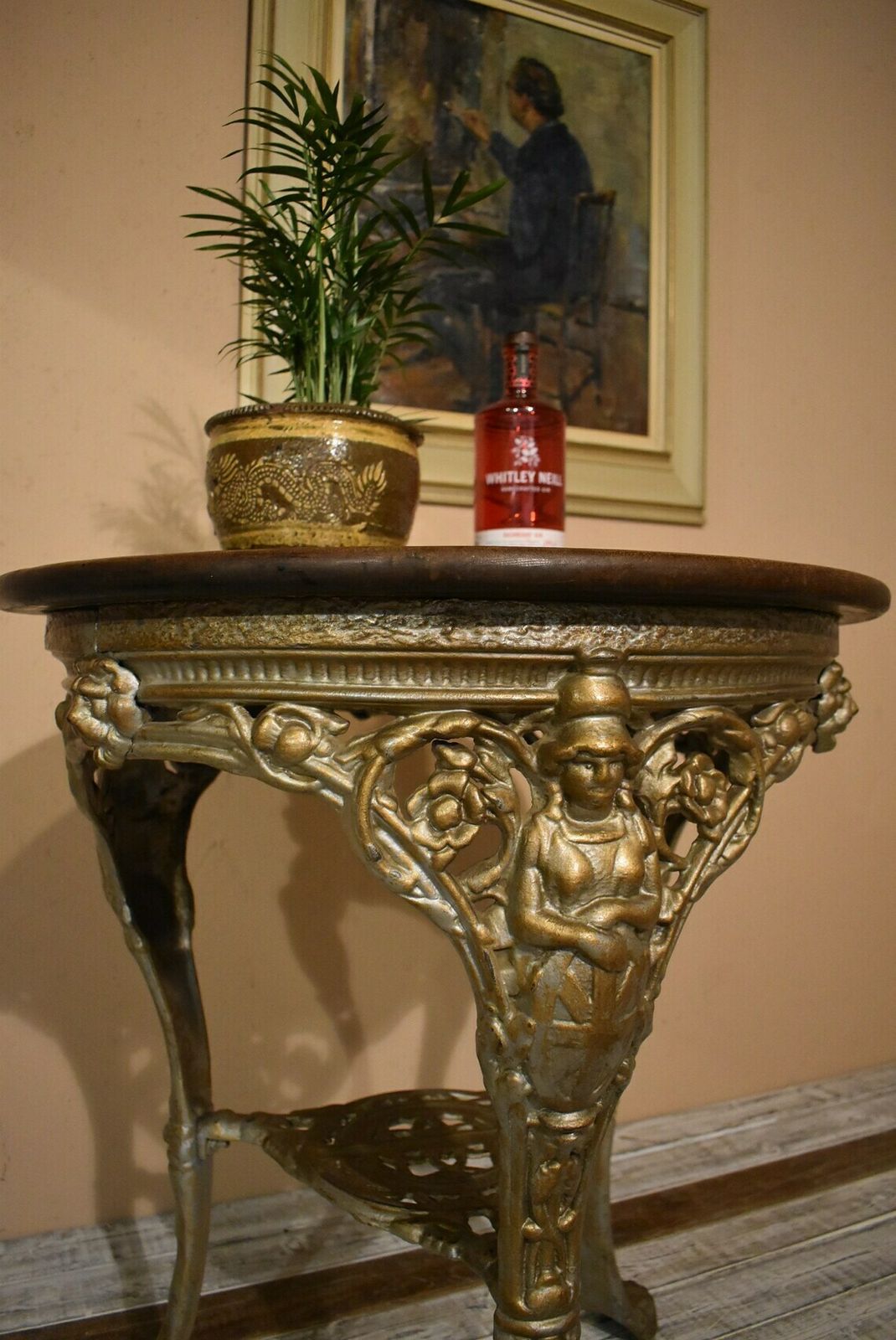 photo for sale Cast Iron Britannia Bar Bistro Table