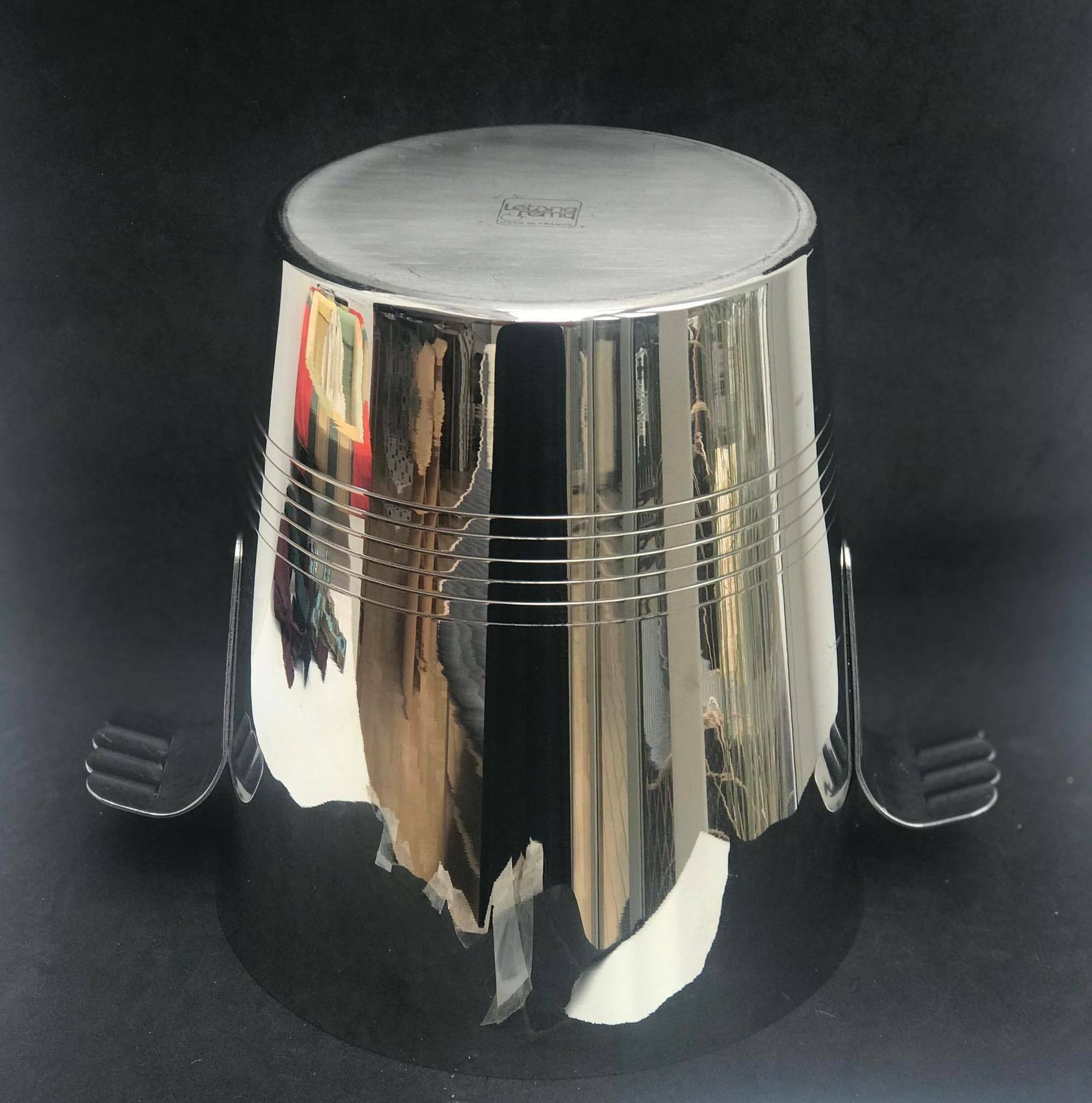 Champagne Emmer Letang Remy Frankrijk Vintage Flessenkoeler Ijsemmer Twee Handvatten Man Cave Cadeau Roestvrij Staal 18/10 Wijnkoeler photo buy