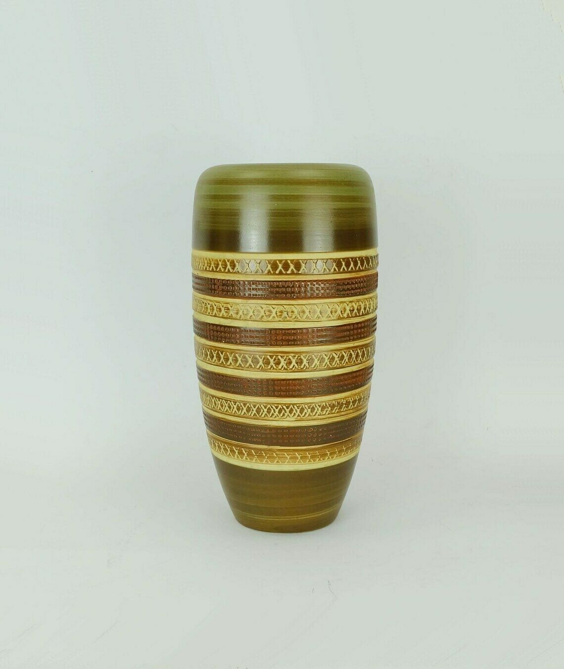 West German Mid Century Vase Duemler & Breiden Model 166 30 Graffito Decor 1950s 1960s Wgp