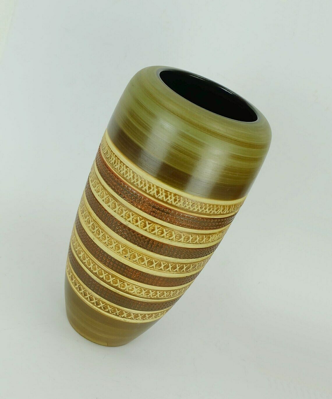 West German Mid Century Vase Duemler & Breiden Model 166 30 Graffito Decor 1950s 1960s Wgp photo for sale