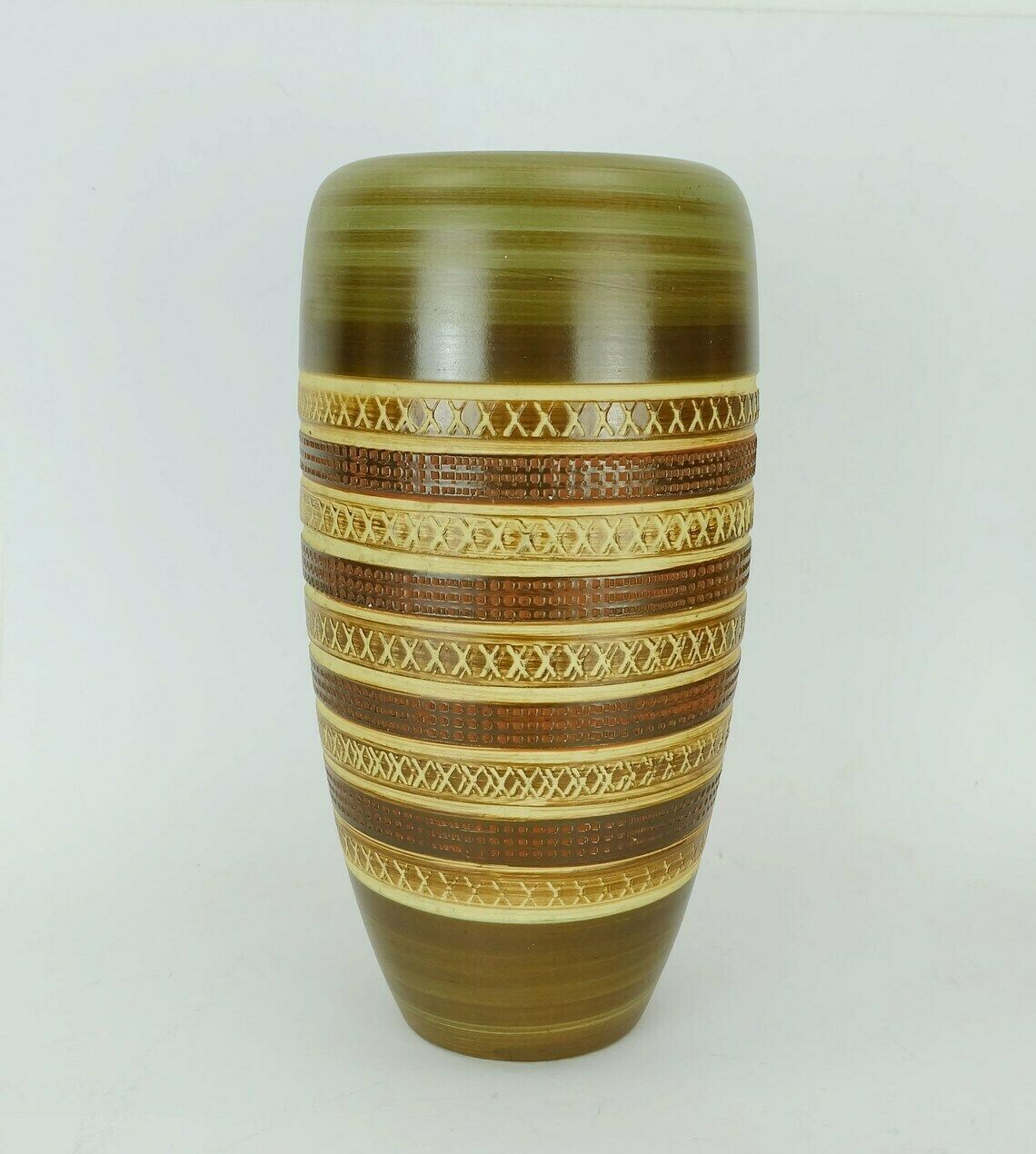 West German Mid Century Vase Duemler & Breiden Model 166 30 Graffito Decor 1950s 1960s Wgp photo 72.585
