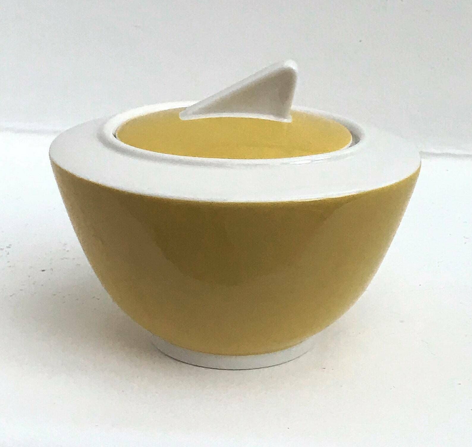 Sugar Bowl With Lid Wonderful World Yellow By Villeroy And Boch Vintage Discontinuated photo furniture