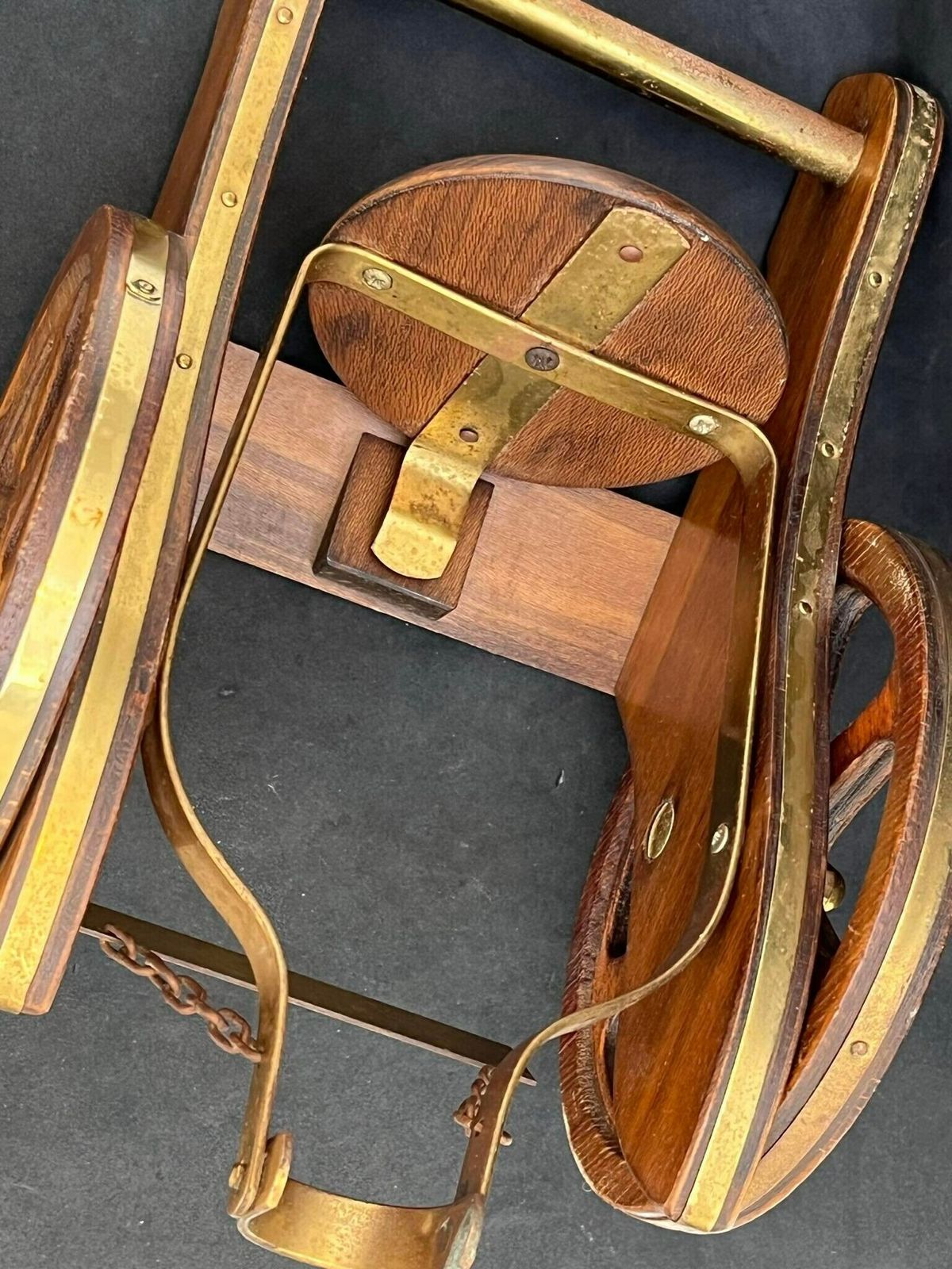 photo furniture Cognac Napoleon Decanter Courvoisier Cannon Display Piece Liquor Advertising Display Cognac Fine Champagne Wooden Bar Tools 1950s