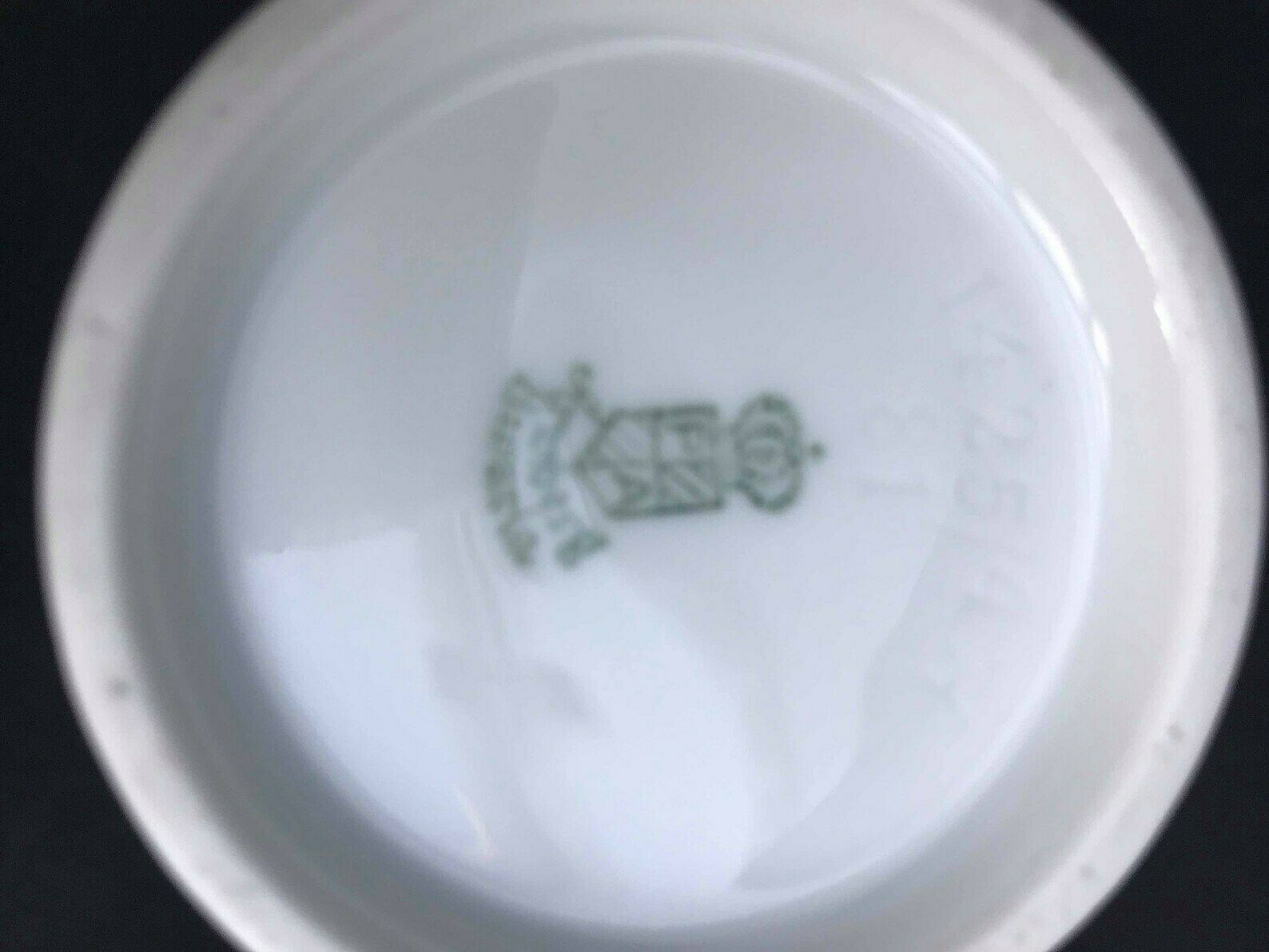photo for sale Creamer Arzberg Mid Century Porcelain Pop Art White Blue Silver Milk Jar Bavaria Germany Milk Pot Wedding Gift Cream Pot