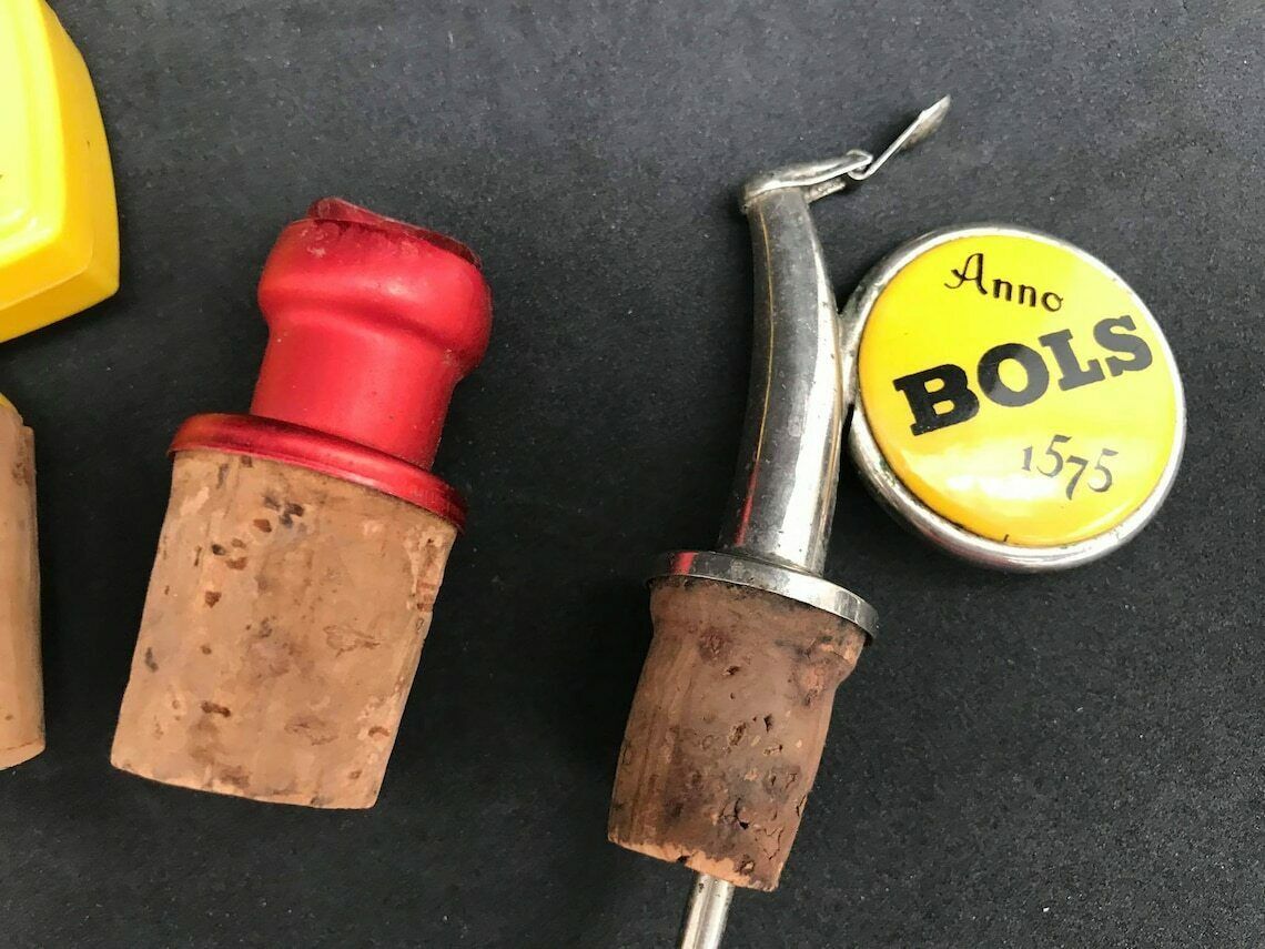 Bouchons de bouteilles de vin vintage, accessoires de bar, bouchon Bols Ricard, pierres de barman, bouchon à champagne photo 110.0