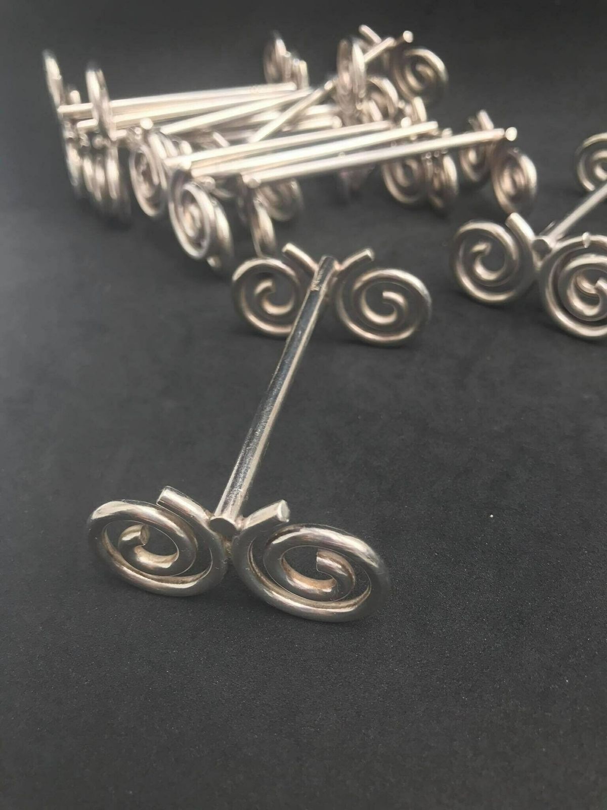 Cutlery Rest Set Art Deco Table Knife Rests French Art Deco Knife Rests, Chop Stick Rests French Plated Wedding Gift photo Home Decor