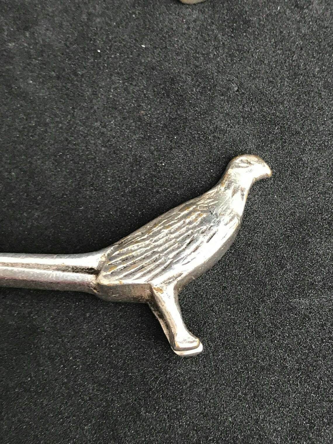 Messenleggers Art Deco Dierenfiguren Zwaanvorm Verzilverd Metaal – Set Van 2, Cadeau Voor Koppel photo buy