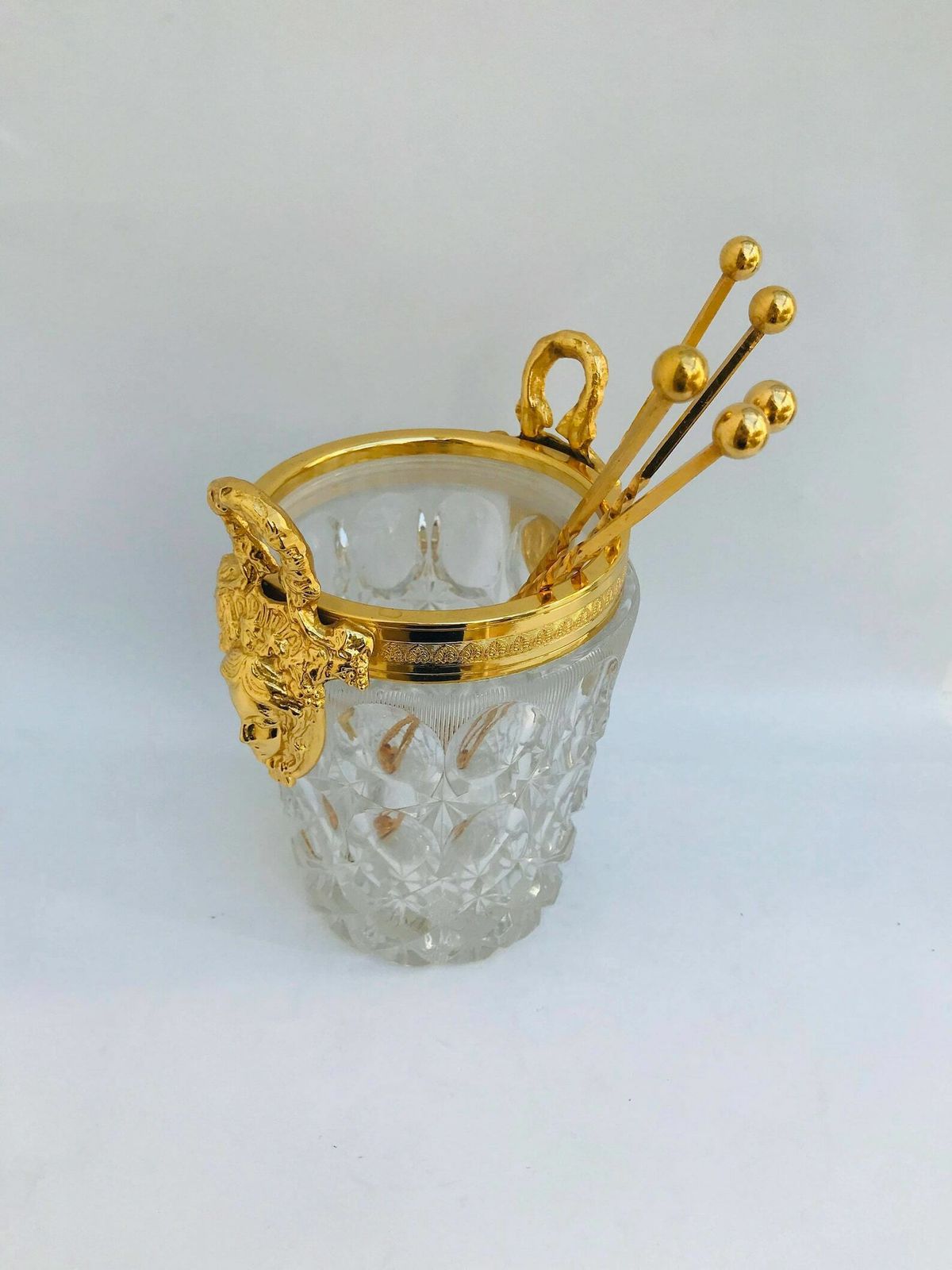 photo furniture Cocktail Stirrers Spoons Champagne Stirrers Sticks Set Of 5 Gold Plated Bar Tools Bar Cart Accessories Bartender Mixing Tools Gift