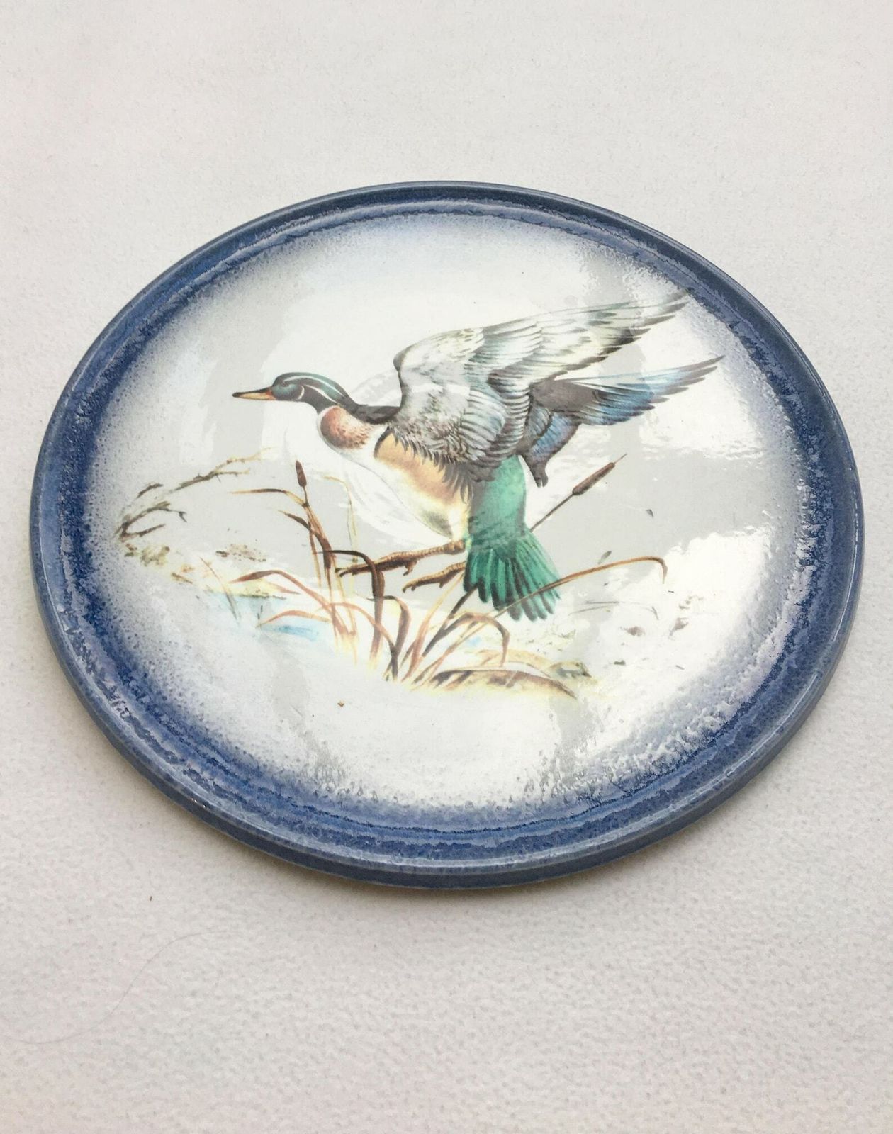 photo for sale Taartschaal Pizzabord Rond Serveerbord, Itaals Aardewerk, Handgeschilderd Pizzabord, Eend Quicheschaal Porselein Vervangingsstuk, Niet Meer Leverbaar Servies