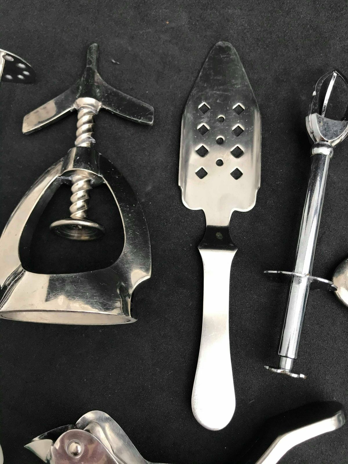 Bar Set Vintage Bottle Opener Set Bird Owl Beer Opener Bar Knife Mid Century Modern Barware Accessories Nutcracker Bar Tools Christmas Gift photo vinterior