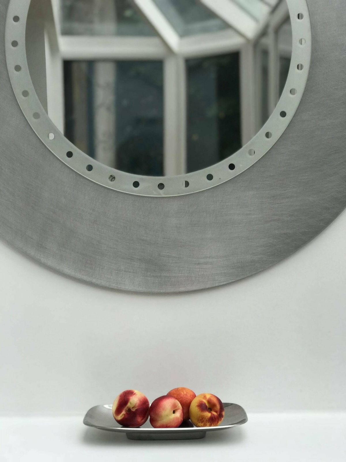 Serving Dish Or Tray Modernist Style Stainless Steel By Gustaf Janson. Marked: Hab Logo, Stainless Steel Made In Sweden Gustaf Janson Mcm photo furniture