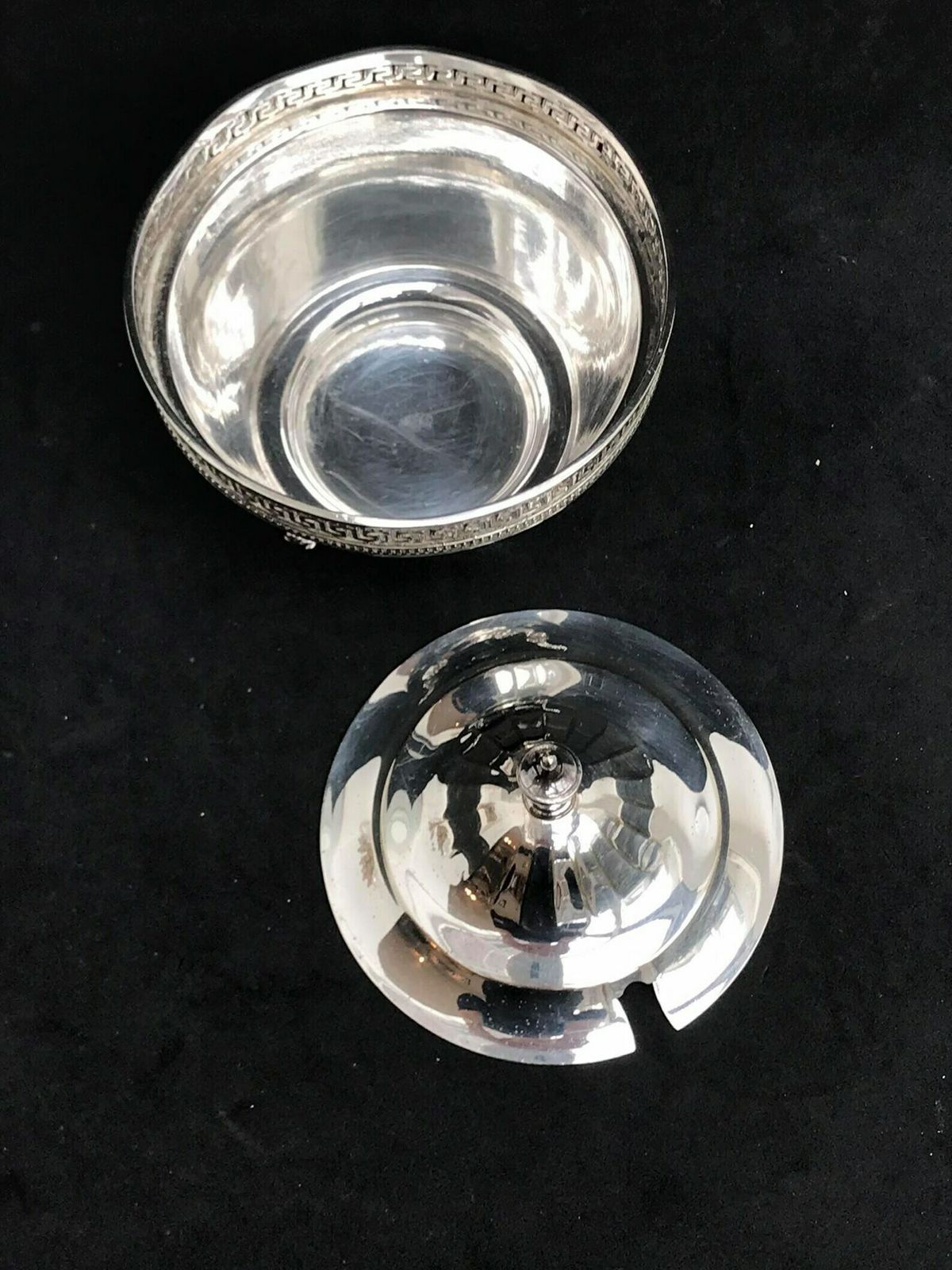 Antique Victorian Silver Metal Sugar Bowl Or Jam Jar Padley, Parkin & Staniforth Sheffield Sugar Bowl C 1860 Victorian Gift Wedding Gift photo vinterior