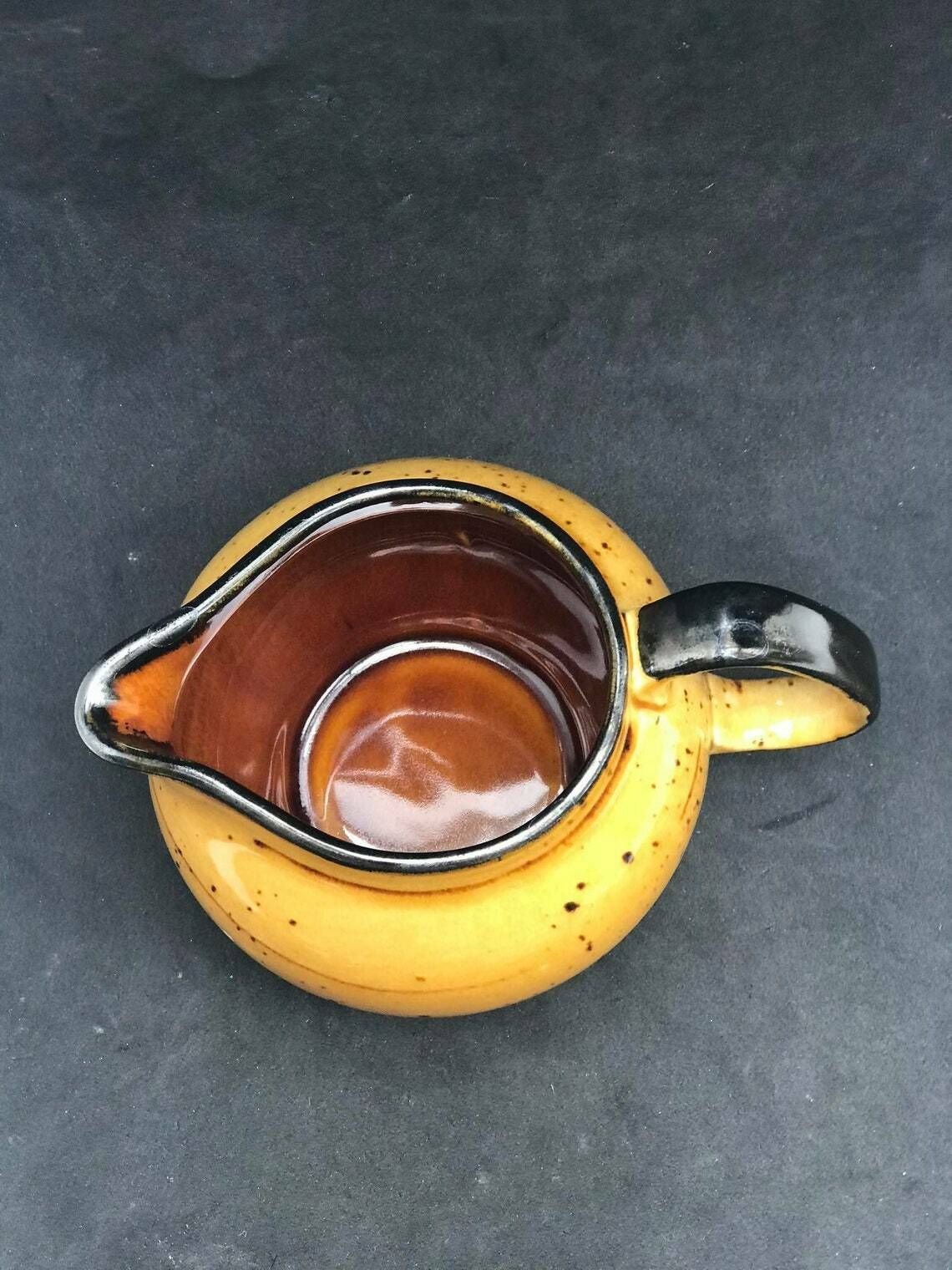Creamer Boch Palma Belgium Pottery Pot Milk Pot Brown Pottery 1972, Ligne Menuet Belgian Pottery photo buy