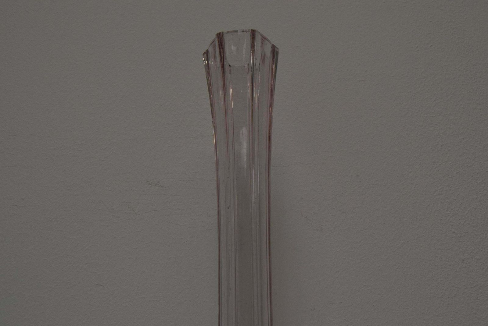 Art Czech Glass Vase, By Glasswork Novy Bor, 1950s photo buy