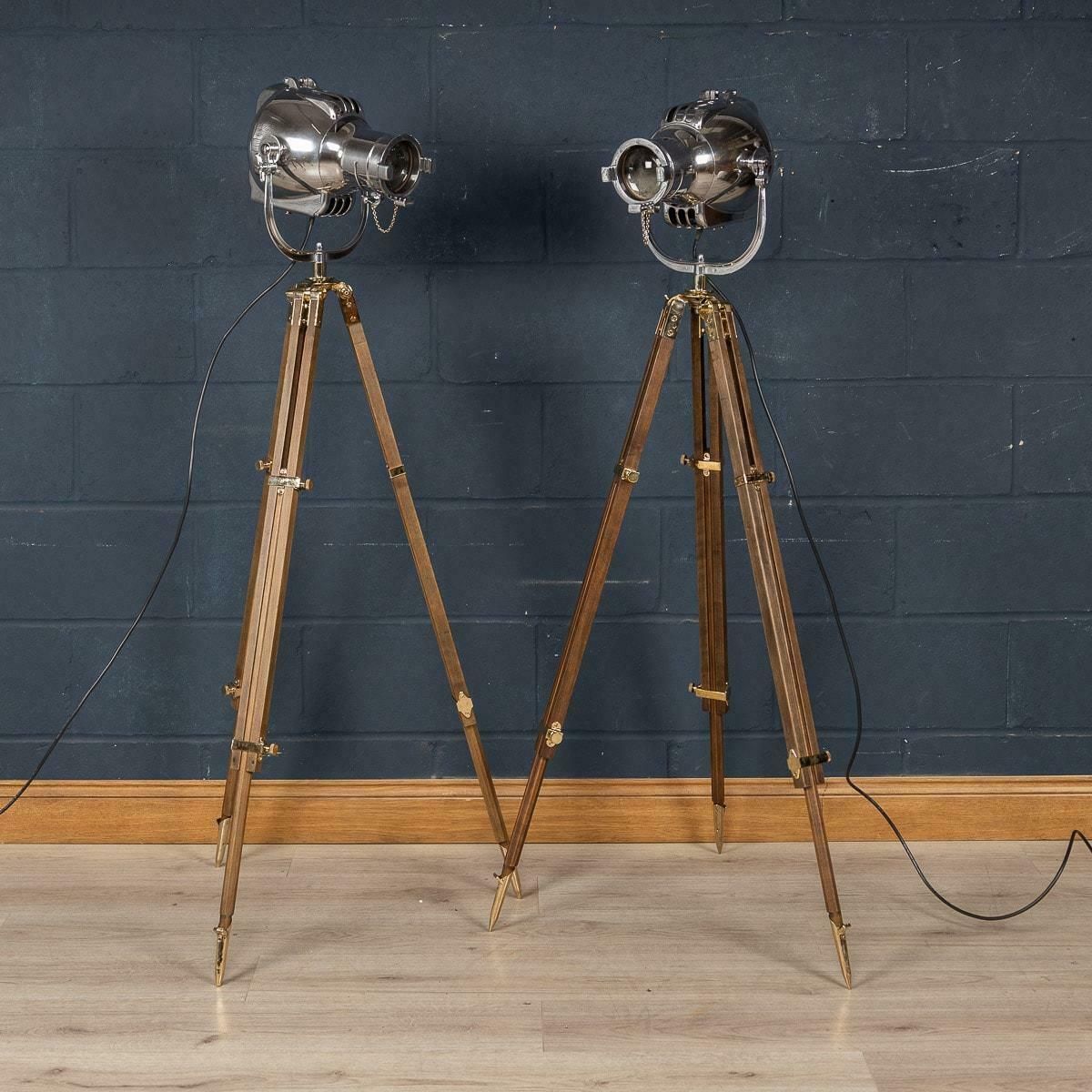 20th Century English Pair Of Strand Electric Theatre Lamps photo furniture