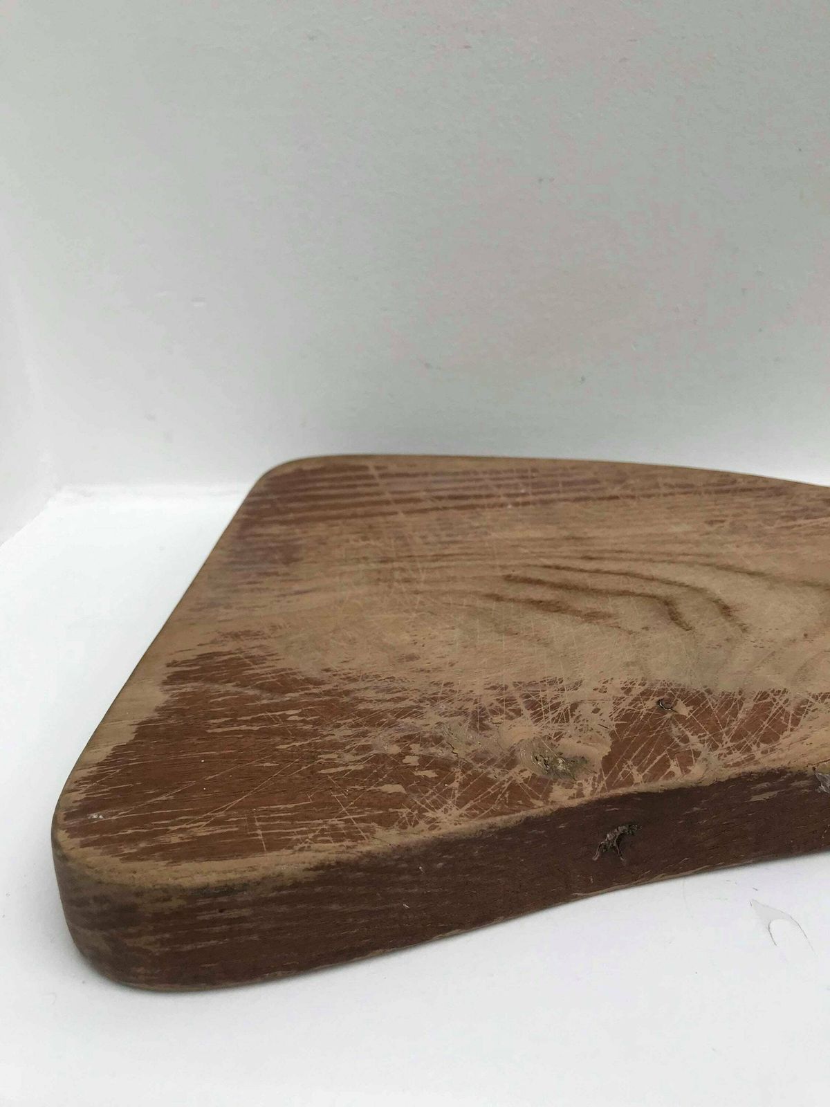 Vintage Thick Wooden Cutting Board Charcuterie Platter Cheese Appetizer Plate Photography Props Display Bread Chopping Bread Block Ham photo buy