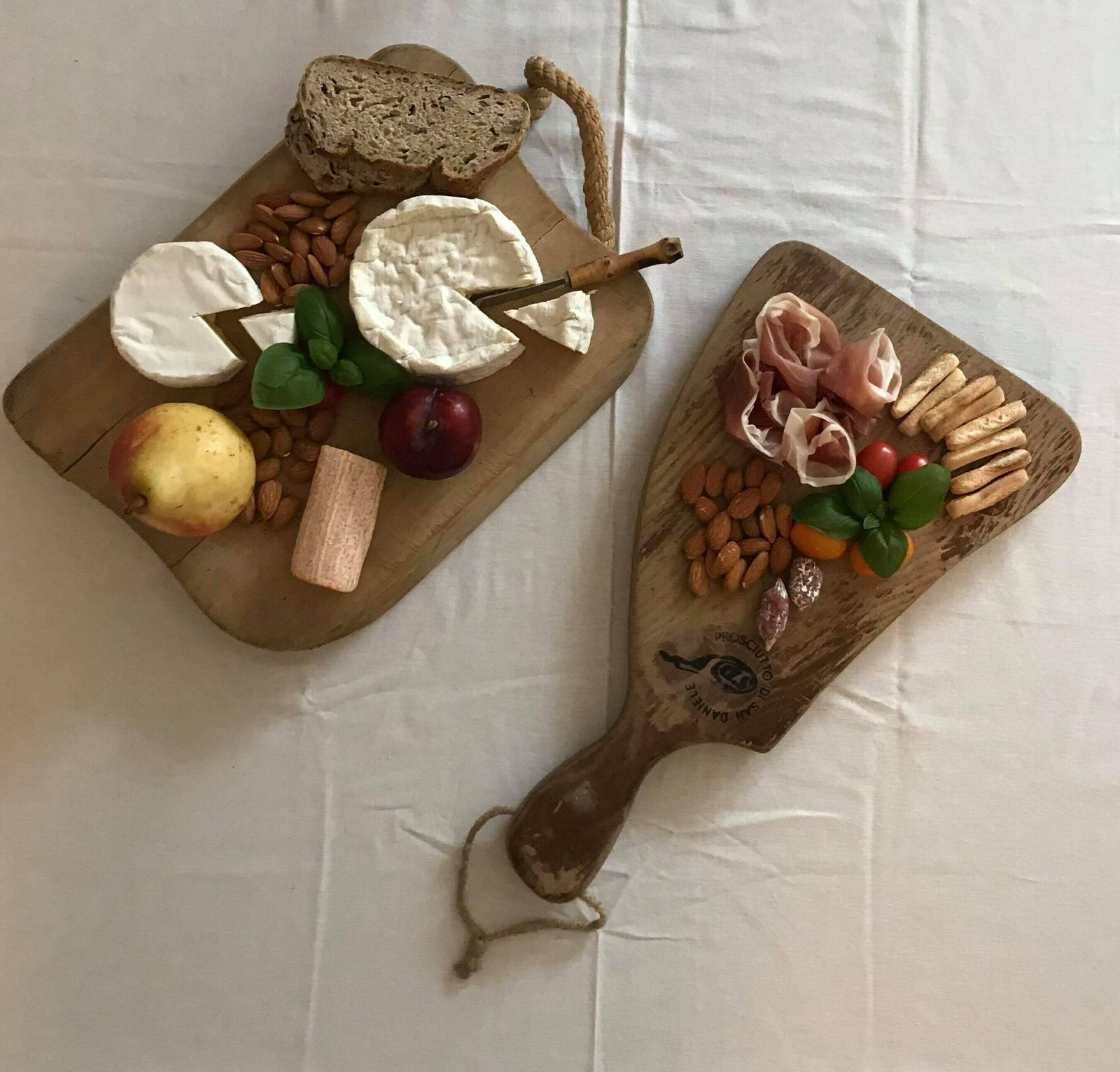 photo for sale Vintage Thick Wooden Cutting Board Charcuterie Platter Cheese Appetizer Plate Photography Props Display Bread Chopping Bread Block Ham