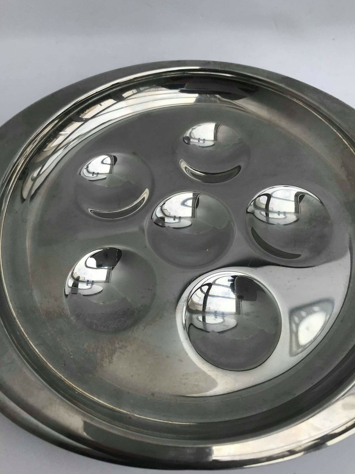 Escargot Dish Snail Serving Dishes Set For Oven And Serving French Traditional Vintage 60s Baked Mushrooms Plate Kitchen Props Photography photo vinterior