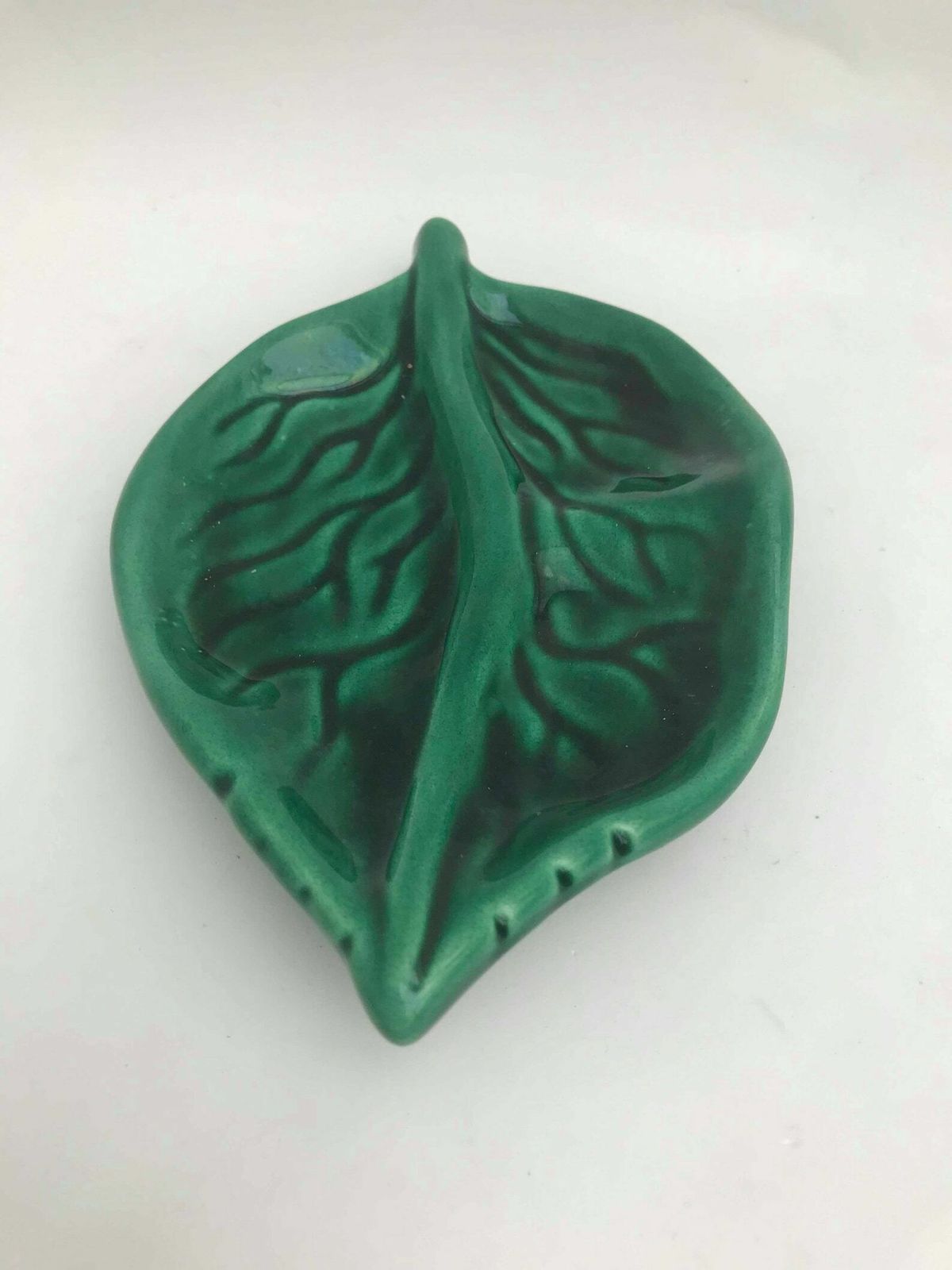 photo furniture Leaf Dish Bag Dish Catch All Vallauris Vintage French Pottery Mid Century Leaf Shaped Signed By Artst Albert Ferlay Wedding Gift Barbotine