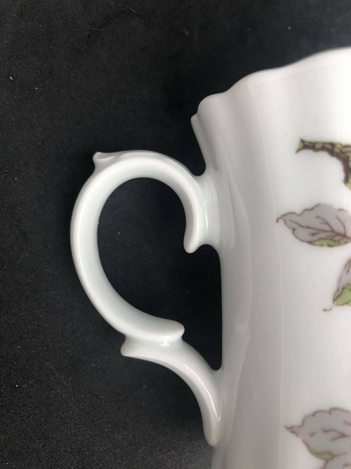 Creamer Porcelain Milk Jar Wunsiedel Bavaria 70s Wedding Gift, Mid Century, Glossy Porcelain Decor White Orange Orange Gift For Mom photo 131.0