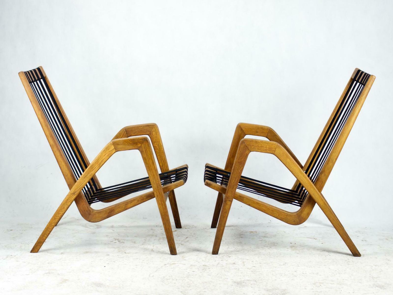 Mid Century Armchairs / Easy Chairs By Jan Vanek For Uluv Czechoslovakia, 1950s photo furniture
