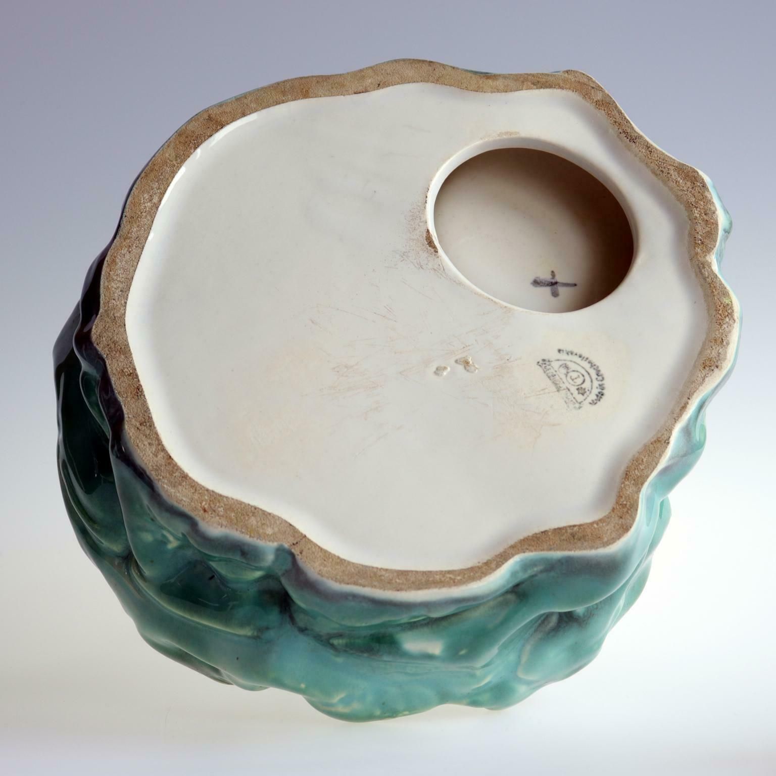 Pottery Polar Bear Bowl Or Ashtray From Ditmar Urbach Czechoslovakia, 1930s photo vinterior