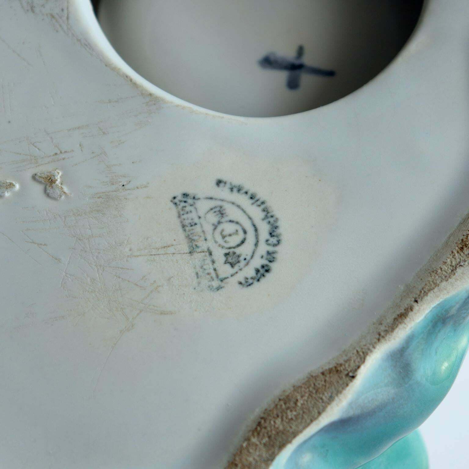 Pottery Polar Bear Bowl Or Ashtray From Ditmar Urbach Czechoslovakia, 1930s photo buy