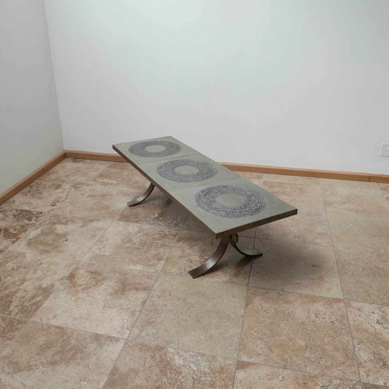 Mid Century Brutalist Coffee Table Attributed To Marc D'haenens photo Furniture
