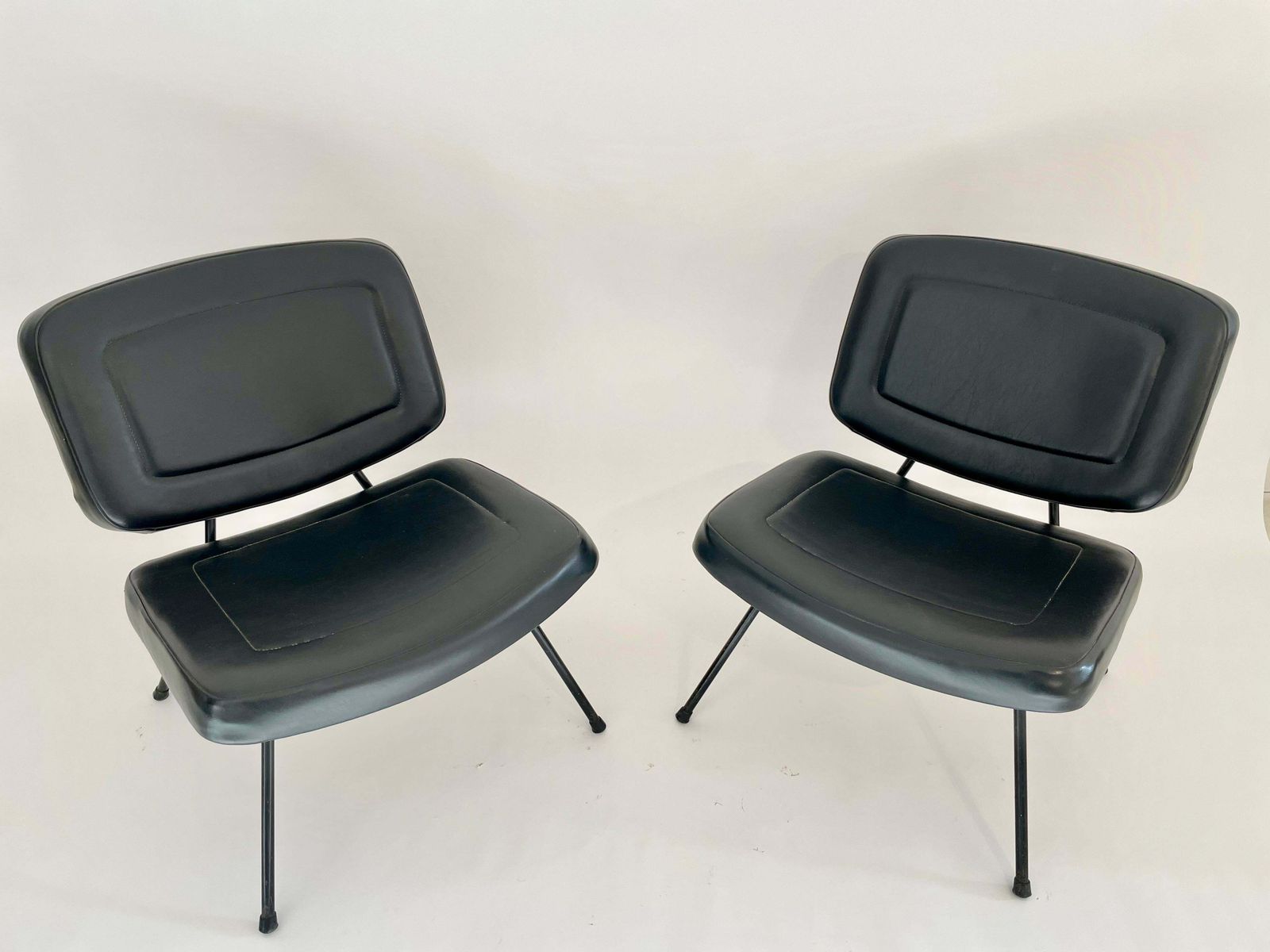 Paulin Cm 190 Bergeres For Thonet Original Upholstery. Free Transport photo furniture