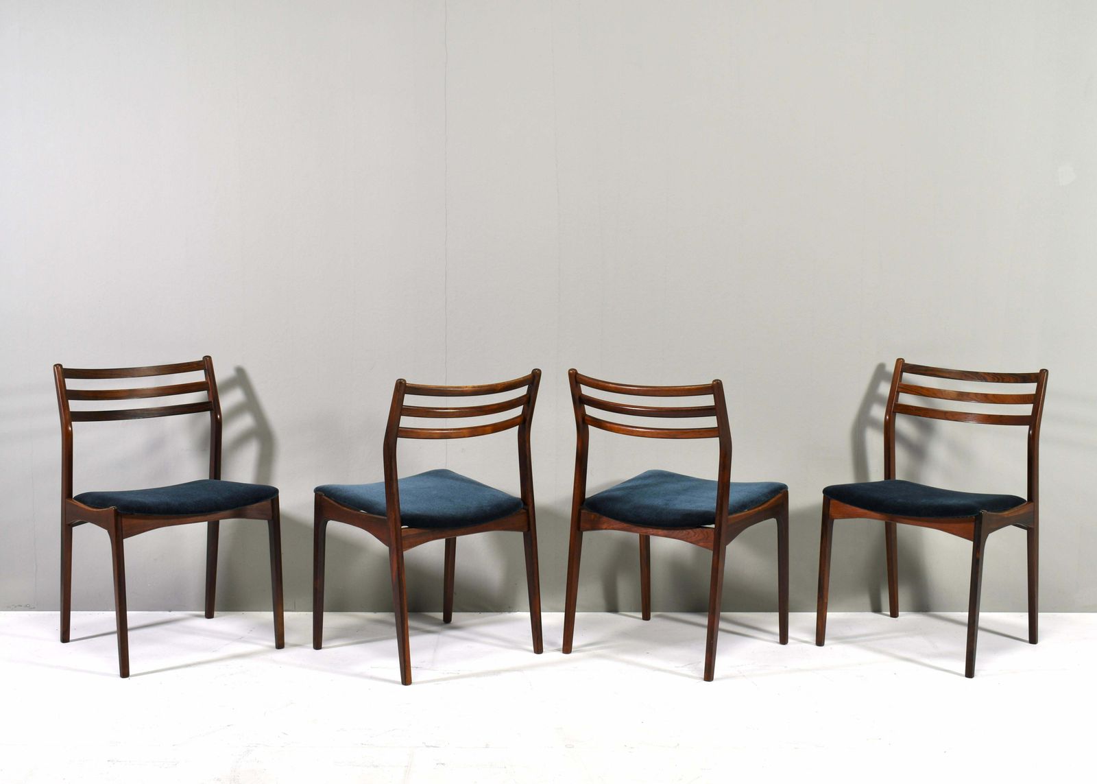 photo furniture Set Of Four Scandinavian Danish Dining Chairs   Denmark, Circa 1960