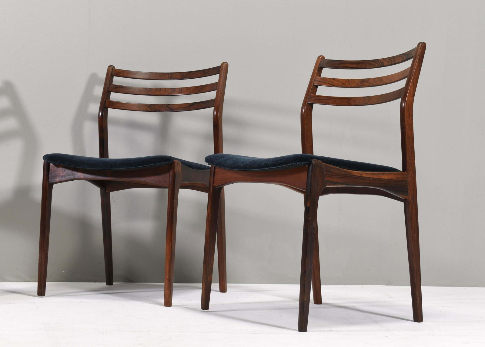 photo vinterior Set Of Four Scandinavian Danish Dining Chairs   Denmark, Circa 1960