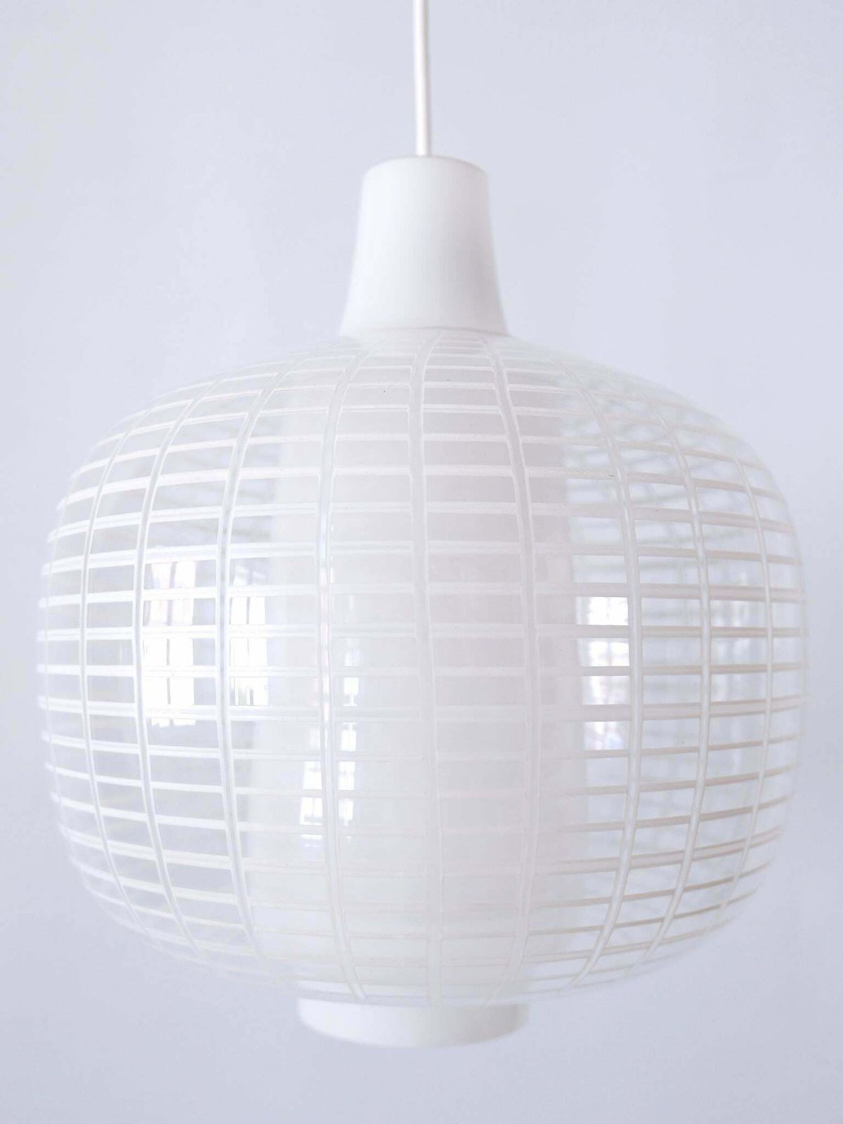 Lighting Rare Mid Century Modern Pendant Lamp Nervi By Aloys Ferdinand Gangkofner 1950s photo