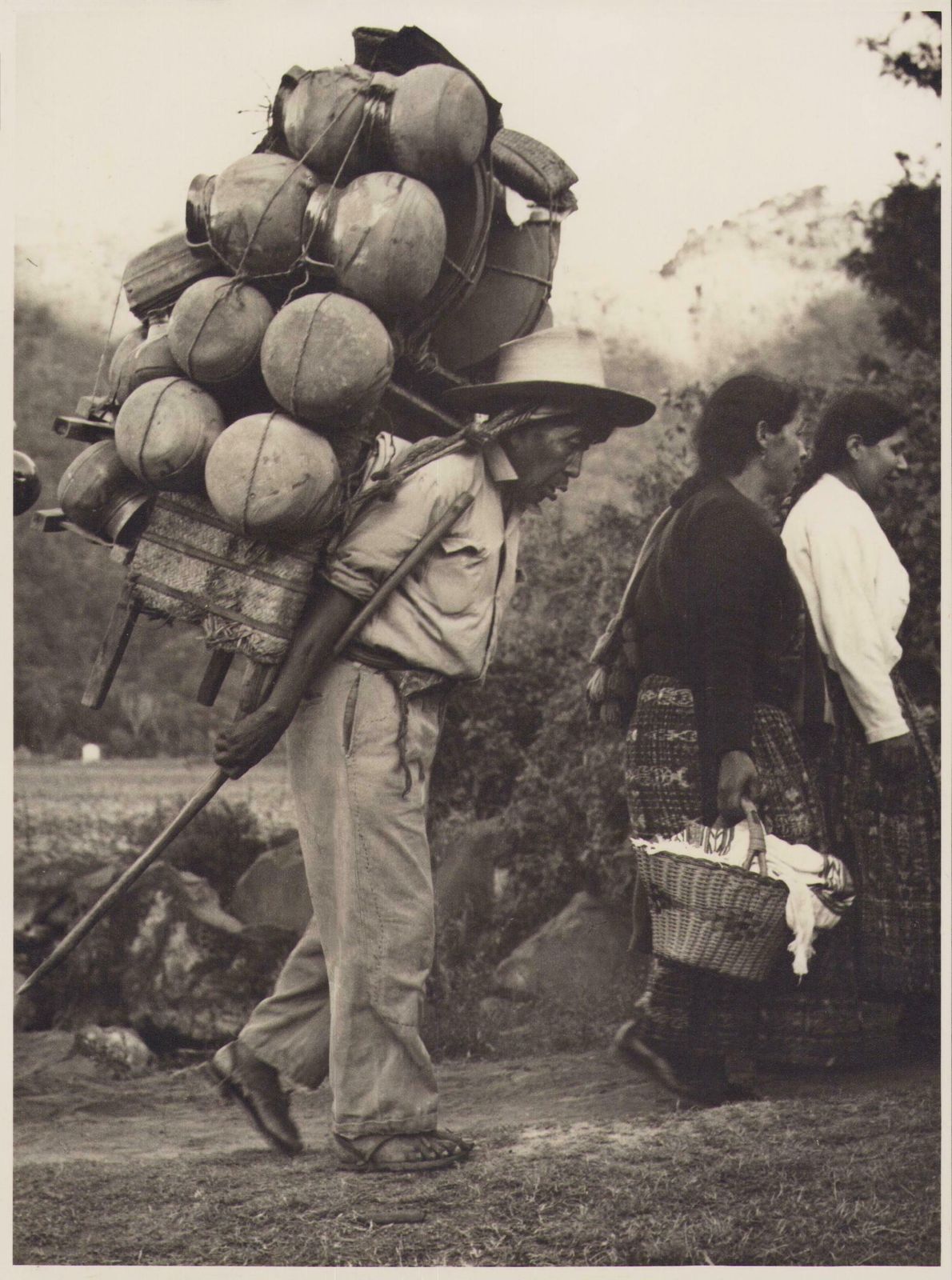 Guatemala Man Black And White Photography 1960s