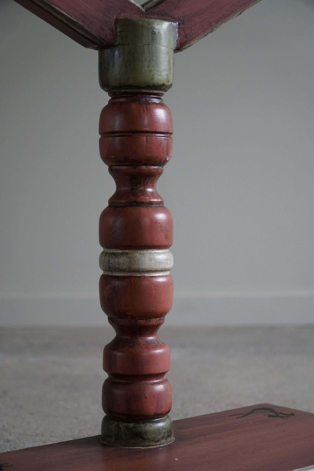 photo for sale A Table Mirror In Pine By A Swedish Cabinetmaker, Folk Art, Early 20th Century