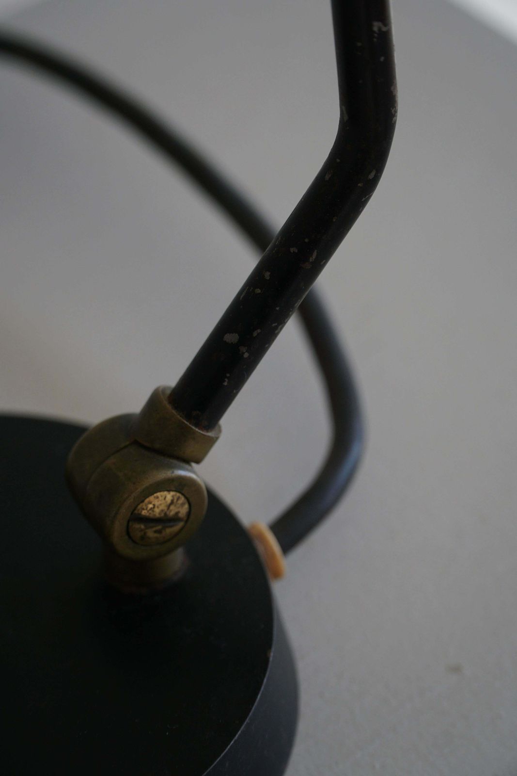 Danish Modern Adjustable Table Lamp In Metal, Made By Louis Poulsen, 1950s photo 1611.0