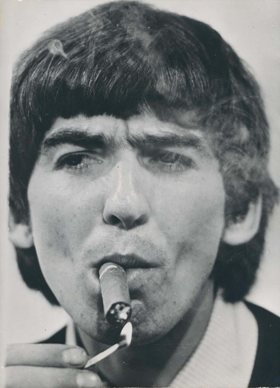 Martin Weaver Cigars, Black And White Photograph By George Harrison, Circa 1970s, 8.3 X 6 In Circa 1970s