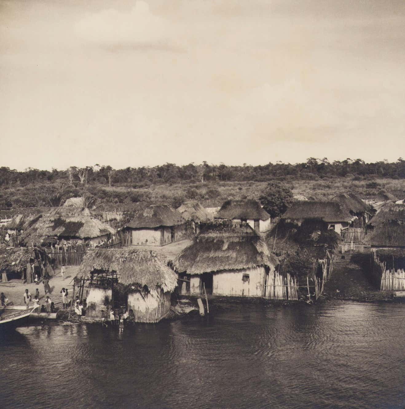 Hanna Seidel Colombia, Village, Black And White Photograph, 1960s Circa 1960s