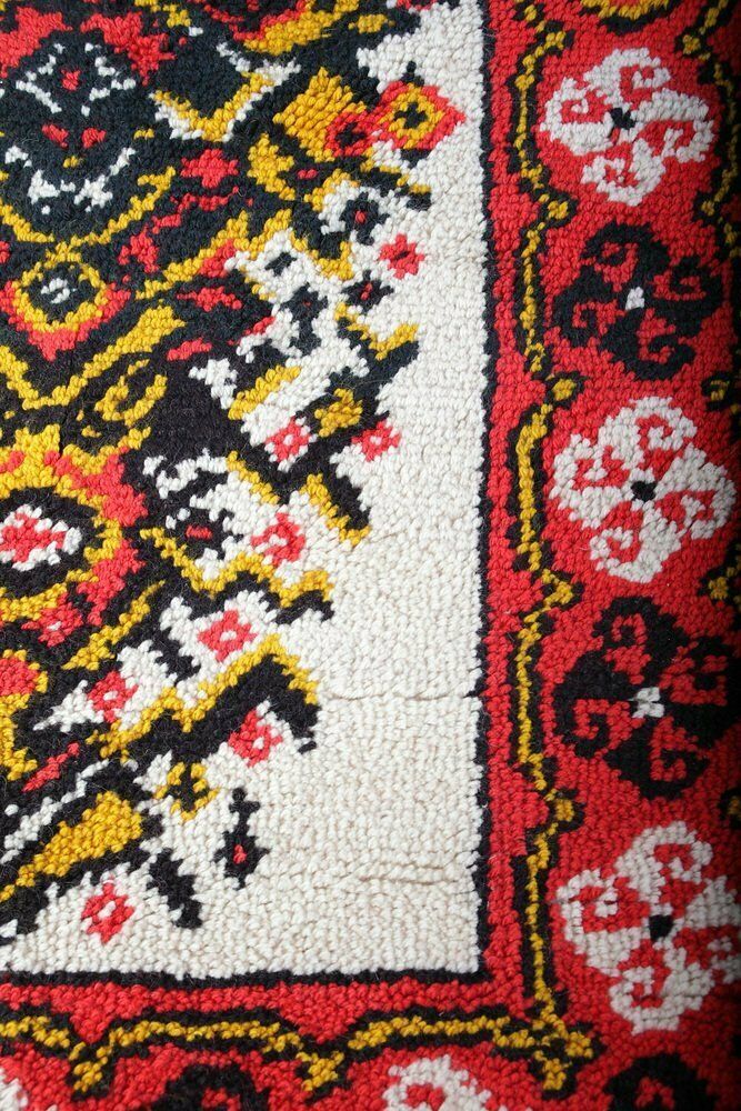 Mid Century Czechoslovakian Runner Rug, 1960s photo furniture