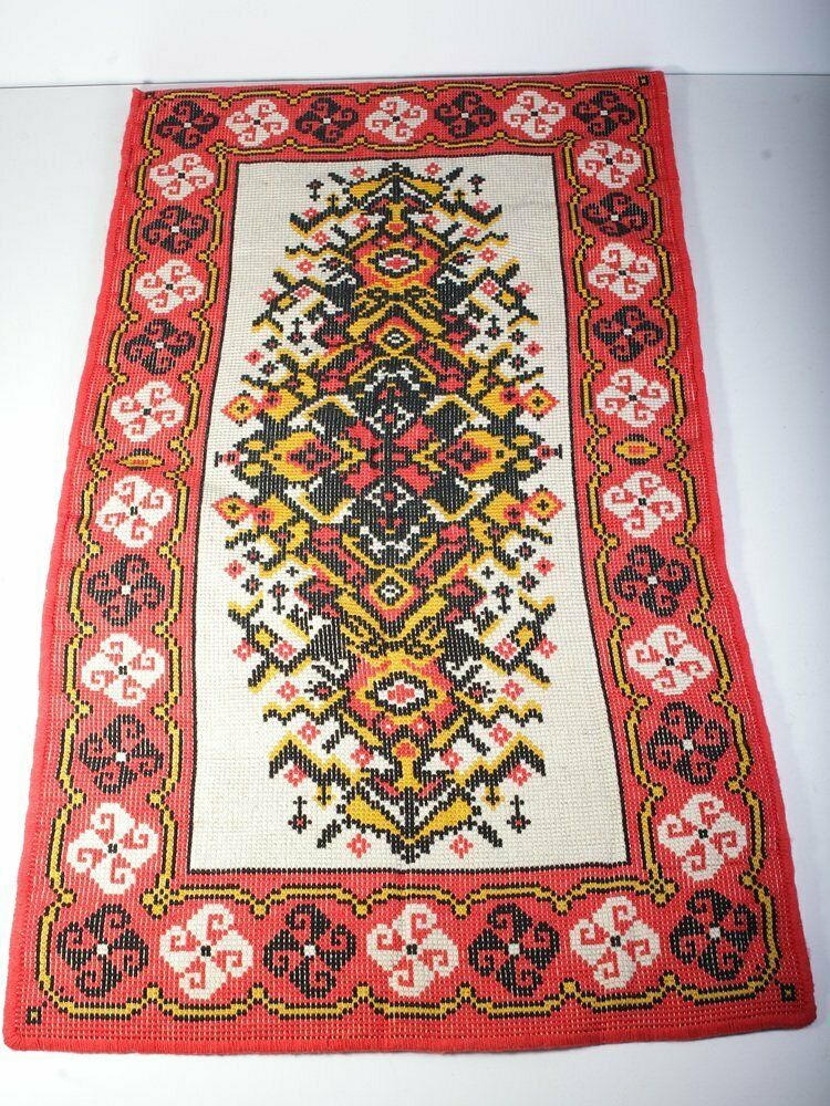 Mid Century Czechoslovakian Runner Rug, 1960s photo 280.0