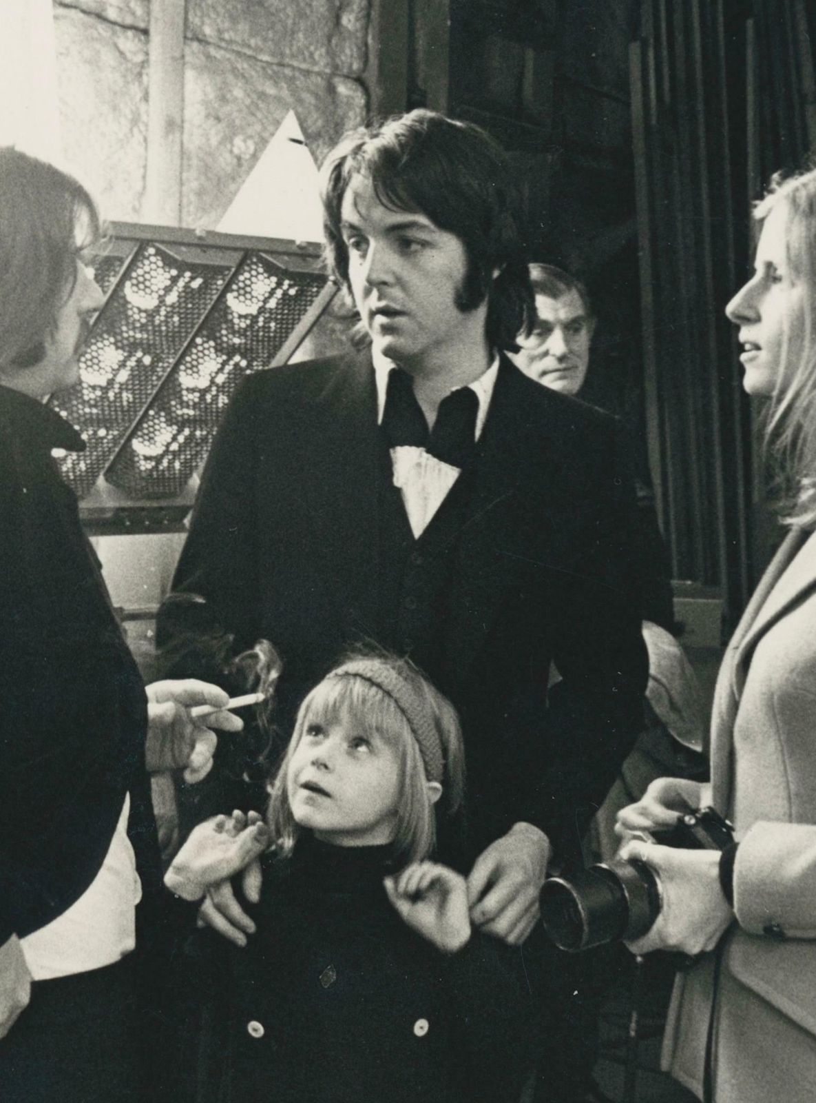 Paul Mccartney Family Black And White Photography photo furniture