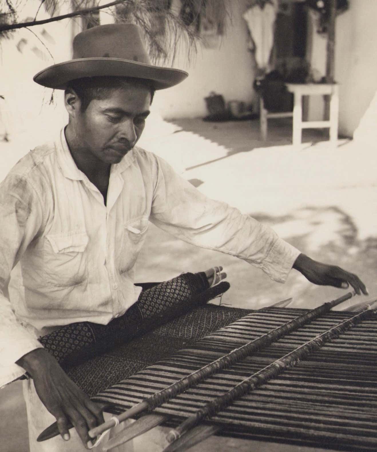 Mexico, Man, Handwork, Black And White Photograph, 1960s, 24.2 X 24 Cm Circa 1960s photo furniture