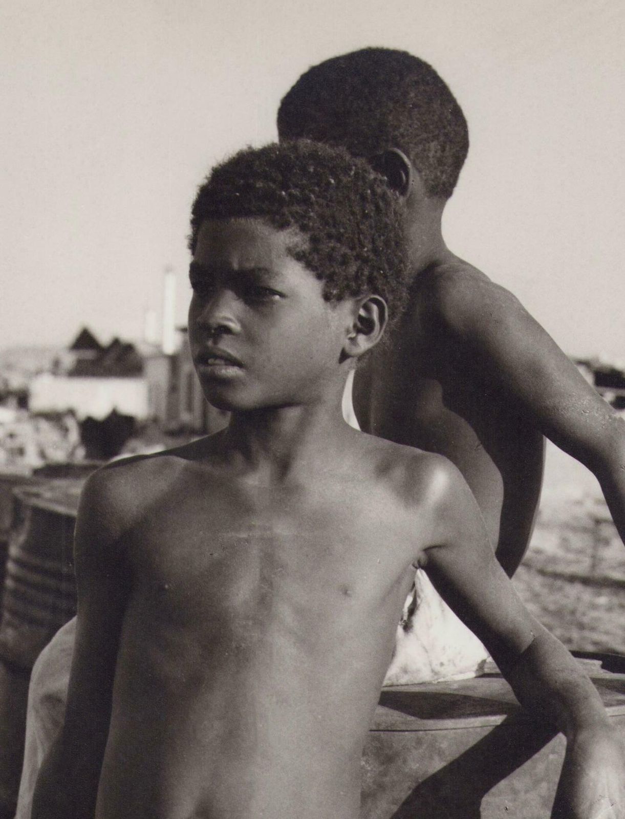 Hanna Seidel Venezuela, Fishermen, Children, Black And White Photograph, 1960s, photo furniture