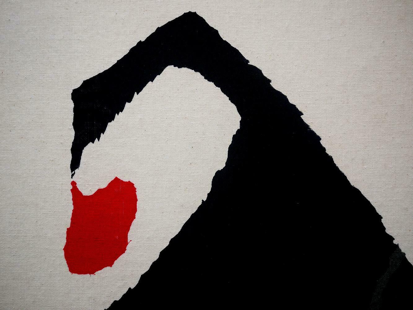 Tempera Painting, Paths Of Colour, Jan Van Den Bergh, 1981 photo for sale
