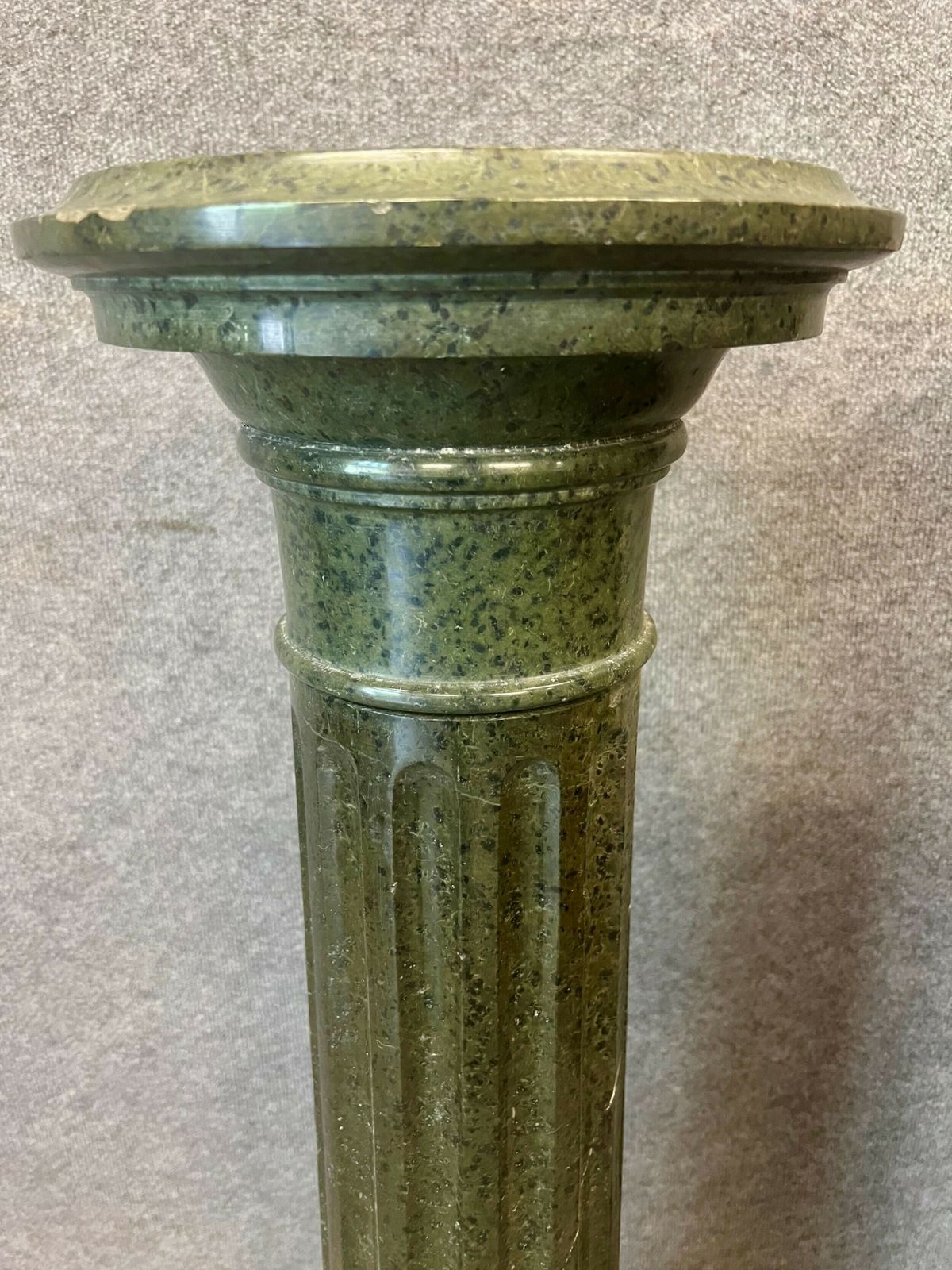 Pair Of 19th.Century Serpentine Marble Columns photo furniture