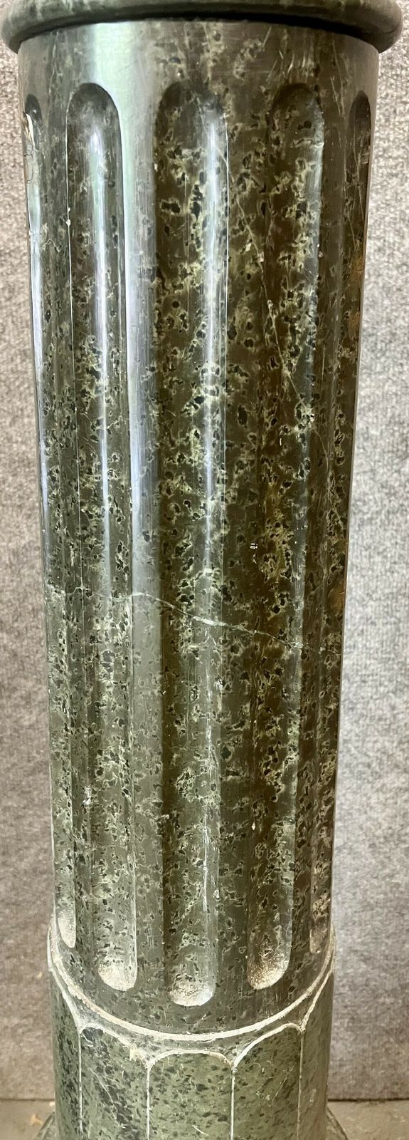 Pair Of 19th.Century Serpentine Marble Columns photo 2035.0