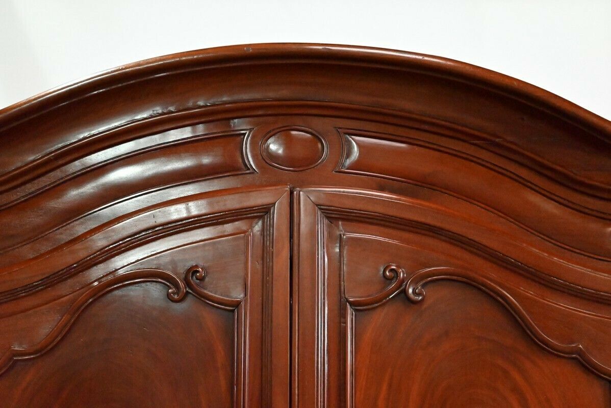 Exceptional Scriban Chest Of Drawers From Port Nantais In Mahogany – 1750 photo buy