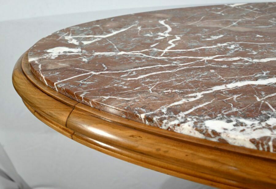 Important Center Table In Mahogany  Art Deco  Early 20th Century photo 3646.2