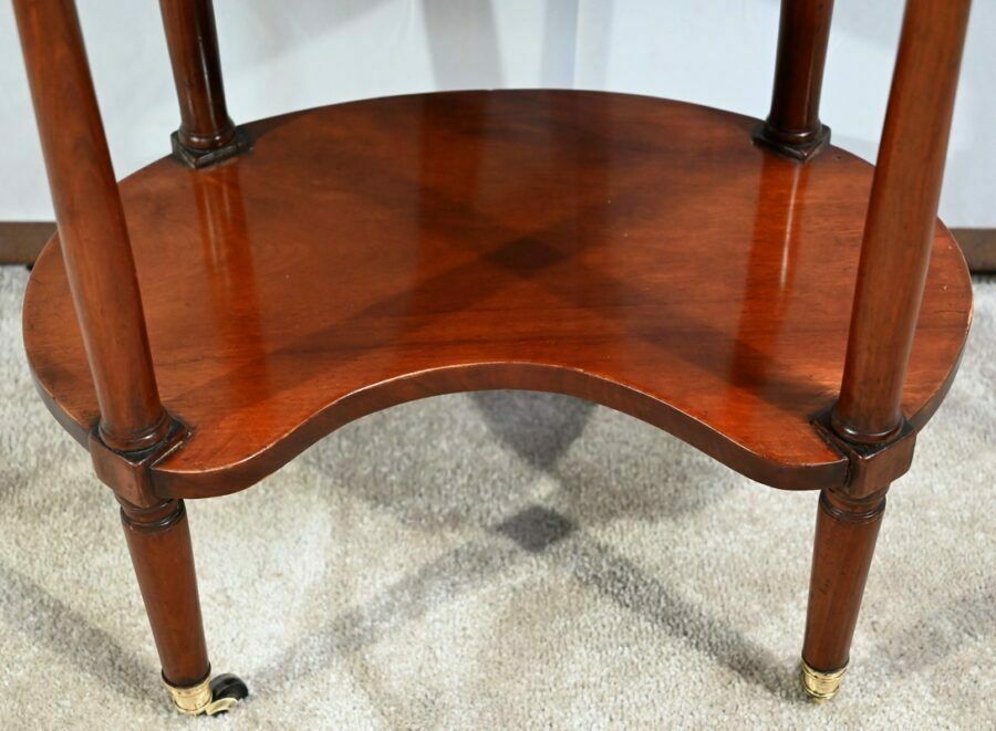 Tambour Mahogany Chiffonier Table Louis XVI Period  2nd Part Of The 18th Century photo vintage
